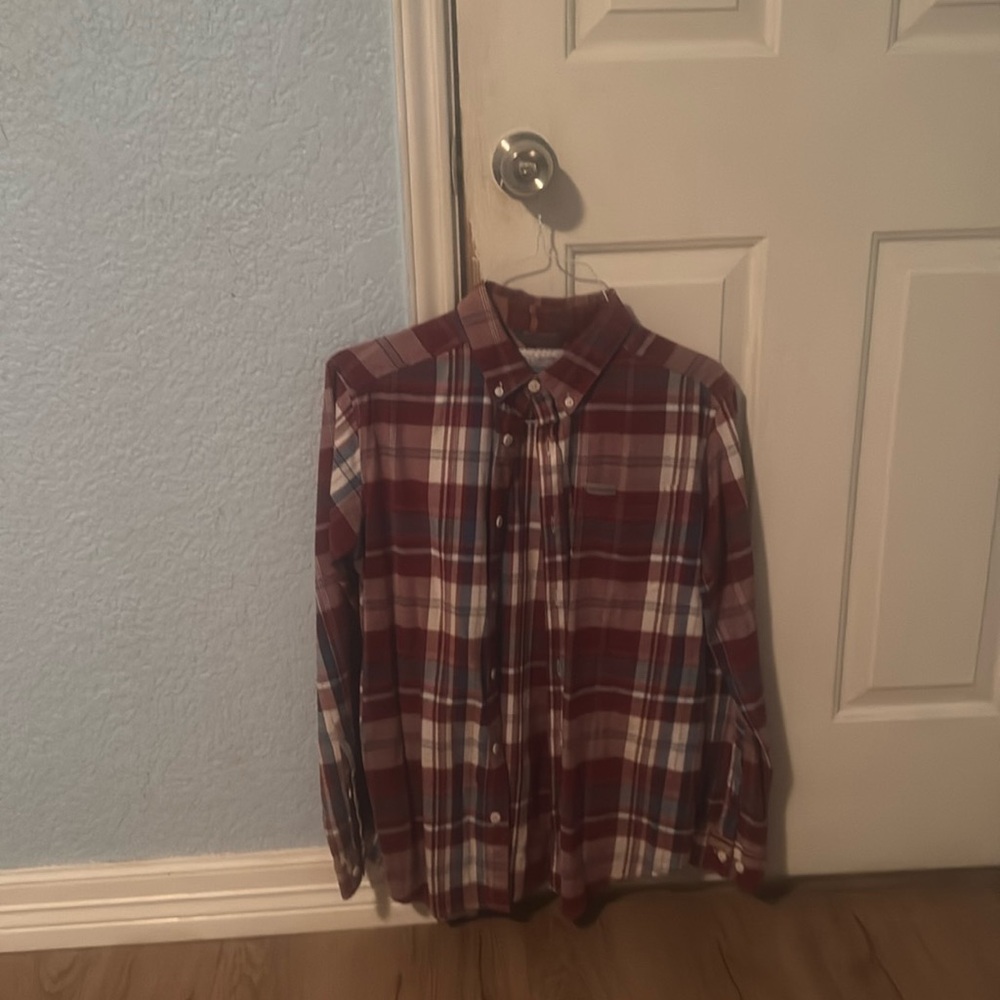 Men’s Columbia button down plaid